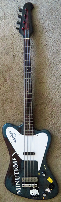 watt's 1966 non-reverse thunderbird II bass 'bluey'