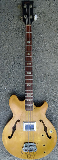 watt's 1970s gibson les paul signature bass