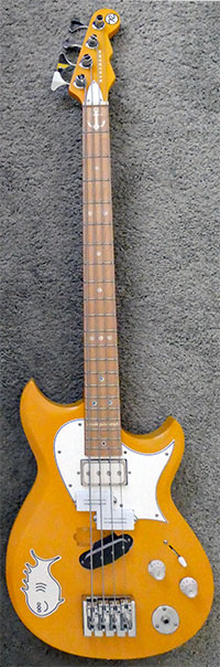 2024 reverend guitars 'wattplower' mark II bass modified by watt