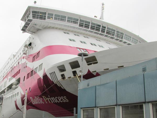 the ferry 'baltic princess in stockholm, sweden on may 10, 2015