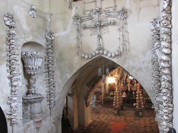 watt in the bone chapel in kutna hora, czech republic on may 20, 2015