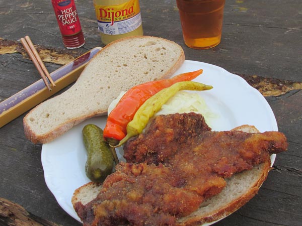 dinner watt chowed at 'rockoupani' festival in policka, czech republic on may 29, 2015