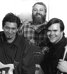 shot of mike watt and the black gang in 1998