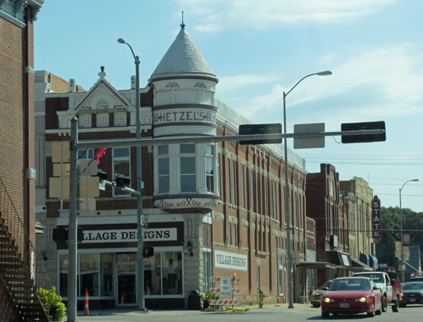 hetzel's block in downtown auburn, ne on september 26, 2014