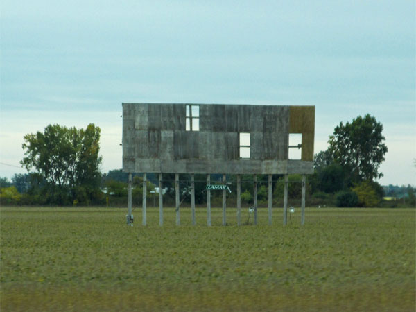 driving through northern ohio on way to cleveland on october 6, 2014