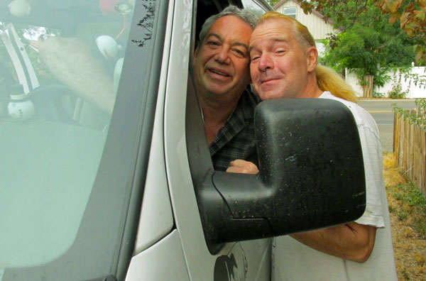 mike watt + bart bell (l to r) in boise, id on september 23, 2014