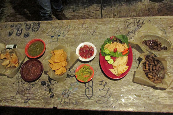 snacks wade made for us at the earl in atlanta, ga on october 22, 2014