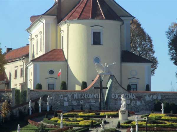 church on the way out of krakow, poland on october 23, 2016