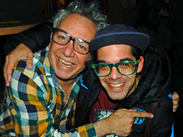 mike watt + hansi (l to r) at kraftfeld in winterthur, switzerland on october 13, 2016