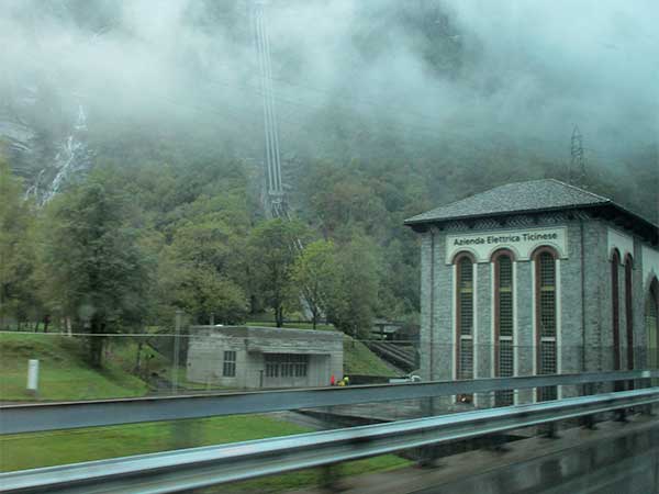 in the swiss alps, going south from winterthur to lugano on october 14, 2016