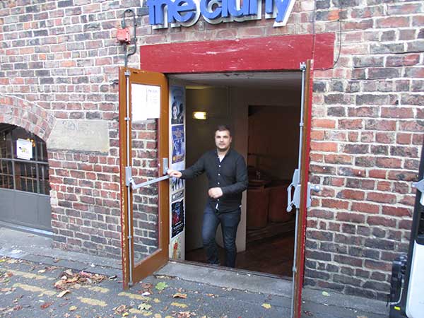 joel thomson at 'the cluny' in newcastle, england on october 5, 2016