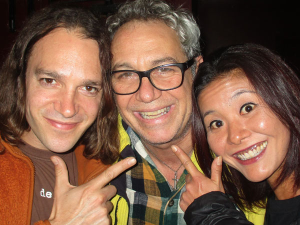 jose ros + mike watt + kyoko hoshi (l to r) at o2 academy 2 islington in london, england on october 7, 2016