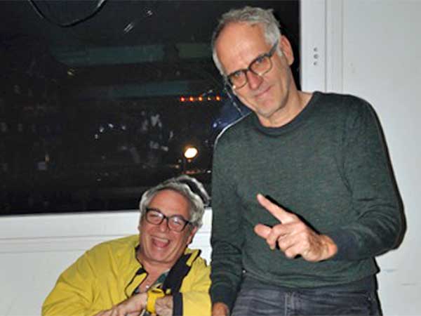 mike watt + carlos van hijfte (l to r) 'the quietus festival' at worm in rotterdam, netherlands on october 29, 2016. photo by mrs peak