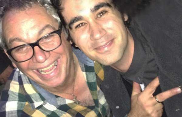 mike watt + steff galvan (l to r) at fluc in vienna, austria on october 21, 2016