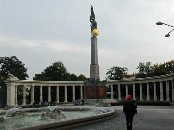 the red army memorial in vienna, austria on october 21, 2016
