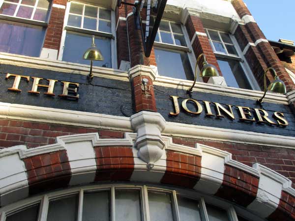 outside the front of 'the joiners' in southampton, england on october 6, 2016