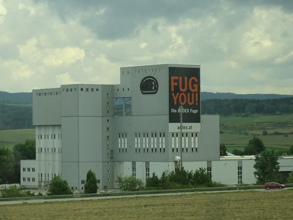 factory in austria on way to nuremberg, germany on august 14, 2019