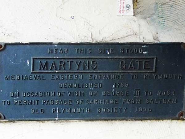 martyn's gate marker in plymouth, england on august 26, 2019