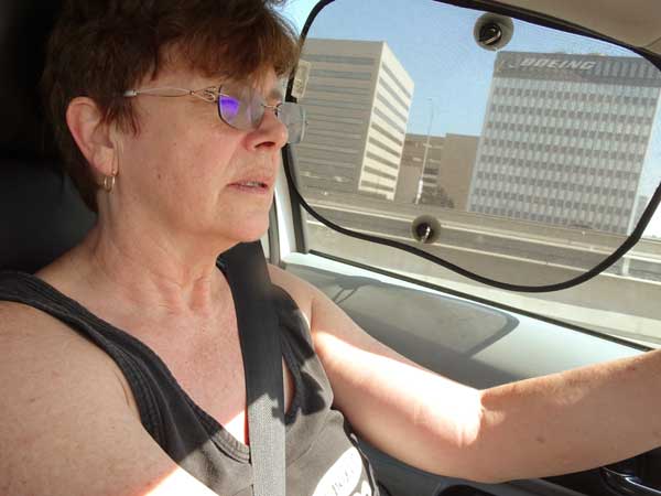 melinda watt taking her brother mike + ted falconi to lax on july 28, 2019