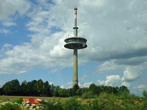 nato tower in bavaria, germany on august 14, 2019