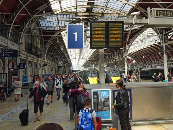 paddington station in london, england on august 27, 2019