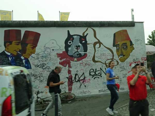 a part of the wall in berlin, germany on august 20, 2019