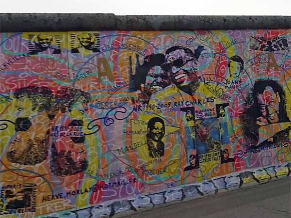 a part of the wall in berlin, germany on august 20, 2019