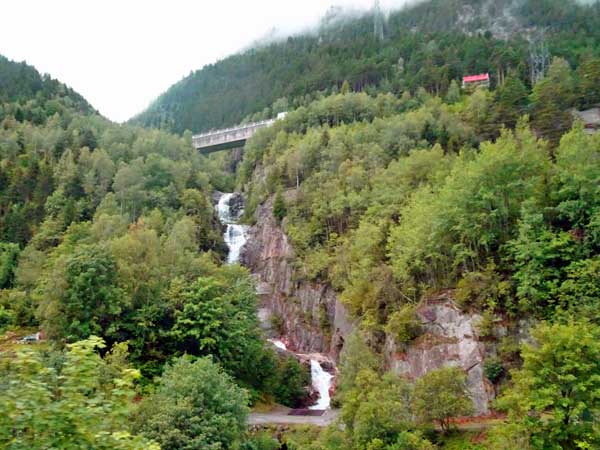 in the alps on the way to bologna on august 10, 2019