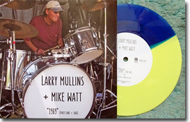 larry mullins + mike watt '1969' single cover larry mullins + mike watt '1969' single cover
