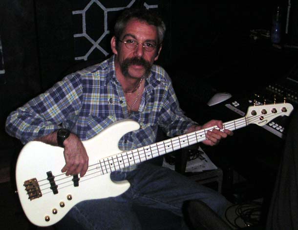 watt w/moon bass in the studio