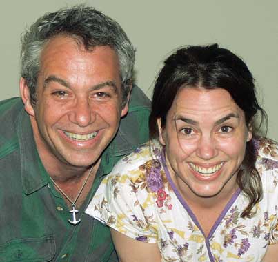 mike watt + petra haden (l to r) on march 3, 2007 mike watt + petra haden (l to r) on march 3, 2007