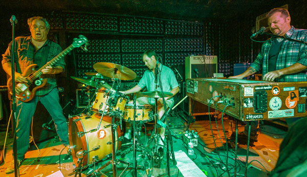 mike watt + the secondmen at the casbah in san diego, ca on november 27, 2015 - photo by chuck pegot