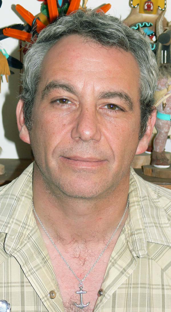 mike watt at his pad in san pedro, ca on march 25, 2007 by kira roessler