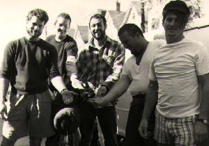 shot of the minutemen in 1984