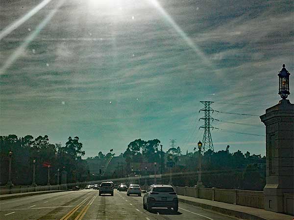 across the l.a. river on fletcher drive in frogtown on november 4, 2023