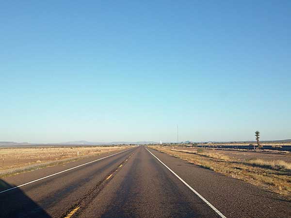 northwest on us-90 between marfa and valentine, tx on november 3, 2023