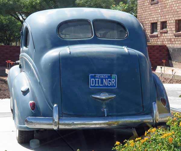 old ride parked near where mssv konked in boulder city, nv on september 22, 2023