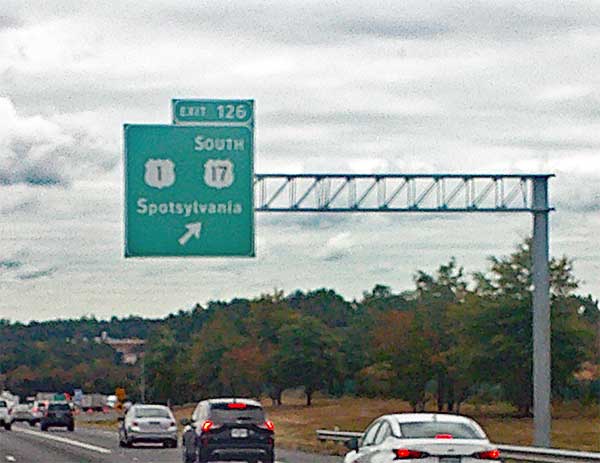 sign for spotsylvania, va on october 17, 2023