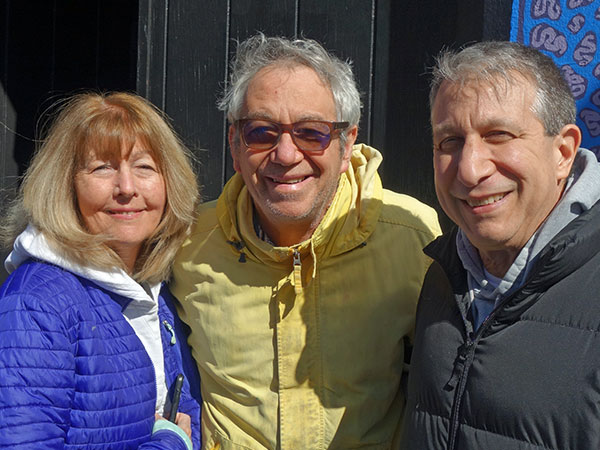 holly bergantino + mike watt + jim bergantino in cambridge, ma. photo by stephen hodges