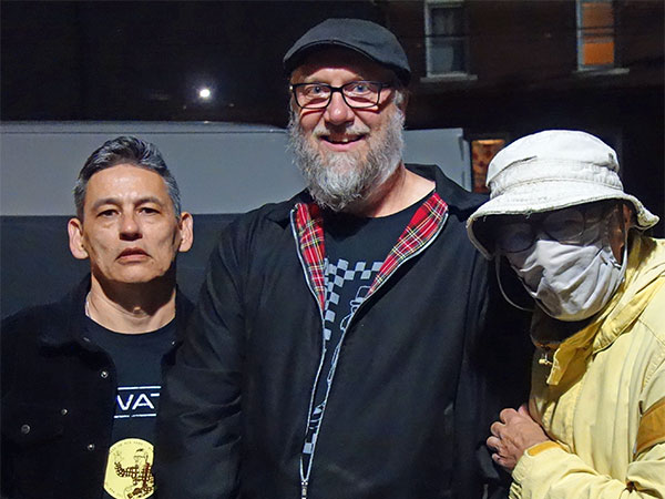 joe nayor + ken haas + mike watt in hamtramck, mi. photo by nate haas