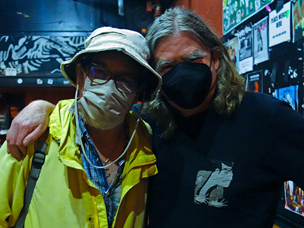 mike watt + roger miller in cambridge, ma. photo by tim bugbee