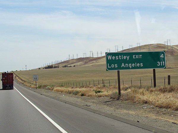 back on I-5 headed south for bakersfield after fouling a rest stop w/some soilage