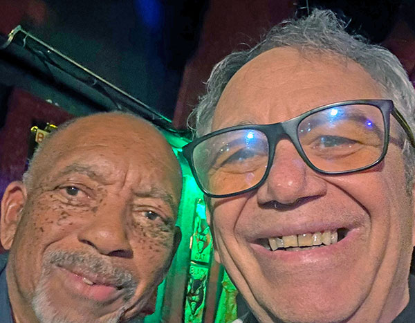 steve reed (l) + mike watt (r) at 'the sardine' in san pedro, ca on march 13, 2025