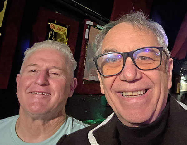 george hurley (l) + mike watt (r) at 'the sardine' in san pedro, ca on march 13, 2025