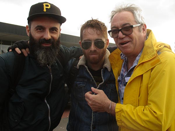 il sogno del marinaio (l to r: paolo mongardi, stefano pilia + mike watt) at schipol on october 23, 2017