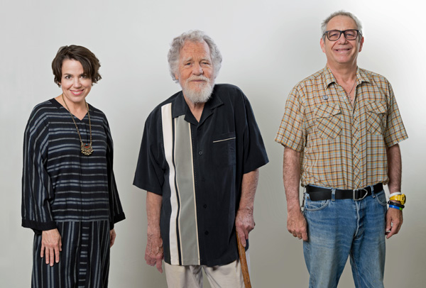 petra haden, charley plymell + mike watt (l to r), photo by mark reinertson & steven perilloux