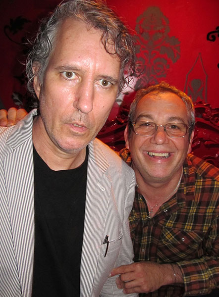 raymond pettibon + mike watt (l to r) on may 2, 2012