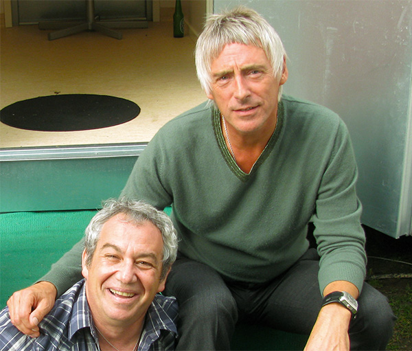 mike watt + paul weller (l to r) in goteborg, sweden on aug 13, 2010