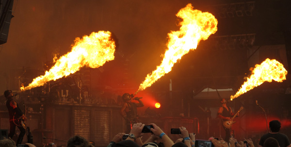 rammstein in adelaide on february 4, 2011