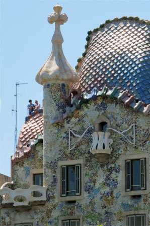 casa batllo in barcelona on july 9, 2012